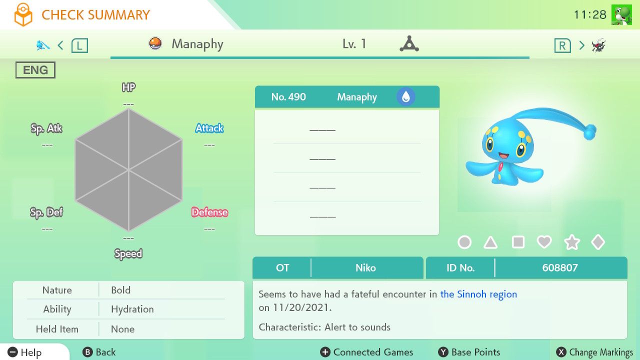 How to get Manaphy Egg and Phione in Pokémon Brilliant Diamond and Shining  Pearl