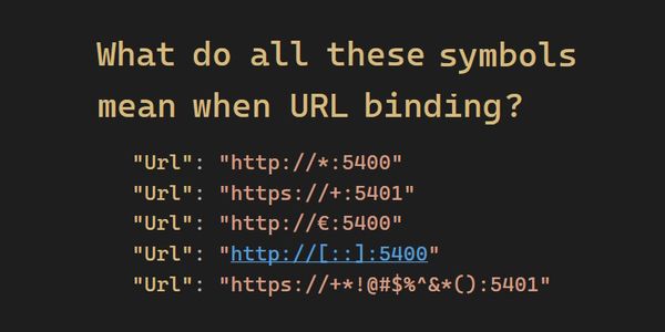 What Does Asterisk *, Plus +, and Double Colon :: Mean in ASP.NET Core URLs?